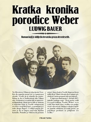 cover image of Kratka kronika porodice Weber